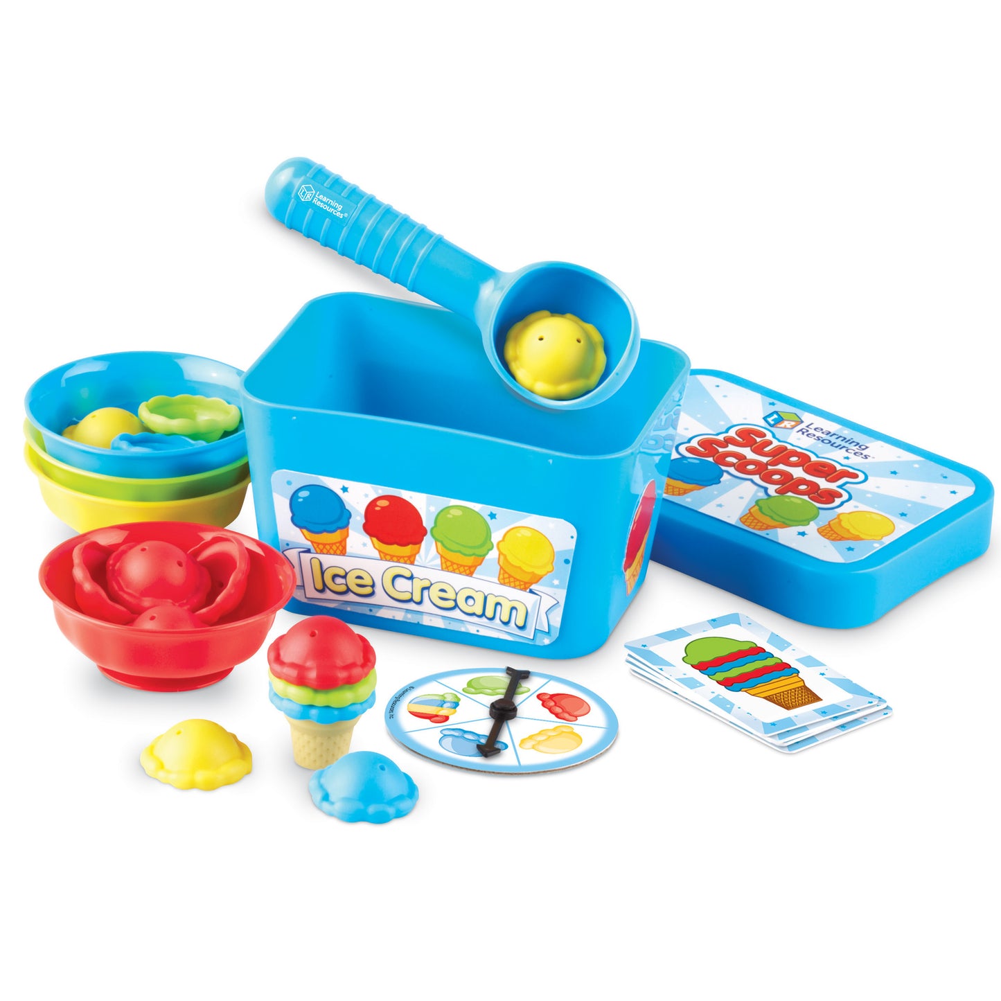 Learning Resources Smart Scoops Math Activity Set - Colorful Ice Cream Theme