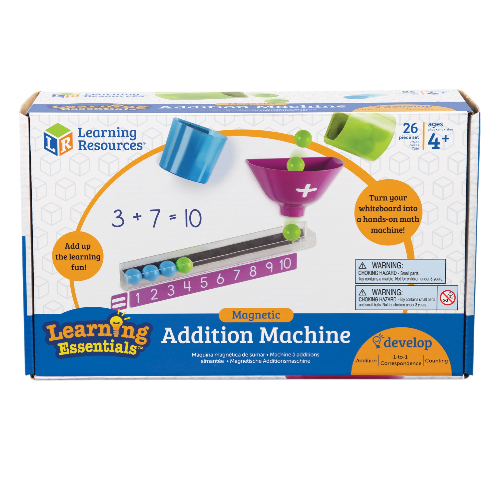 Learning Resources Magnetic Addition Machine - Educational Math Toy