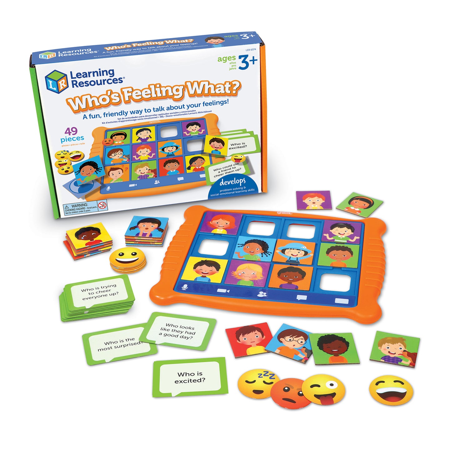 Learning Resources Who's Feeling What? - Social-Emotional Board Game