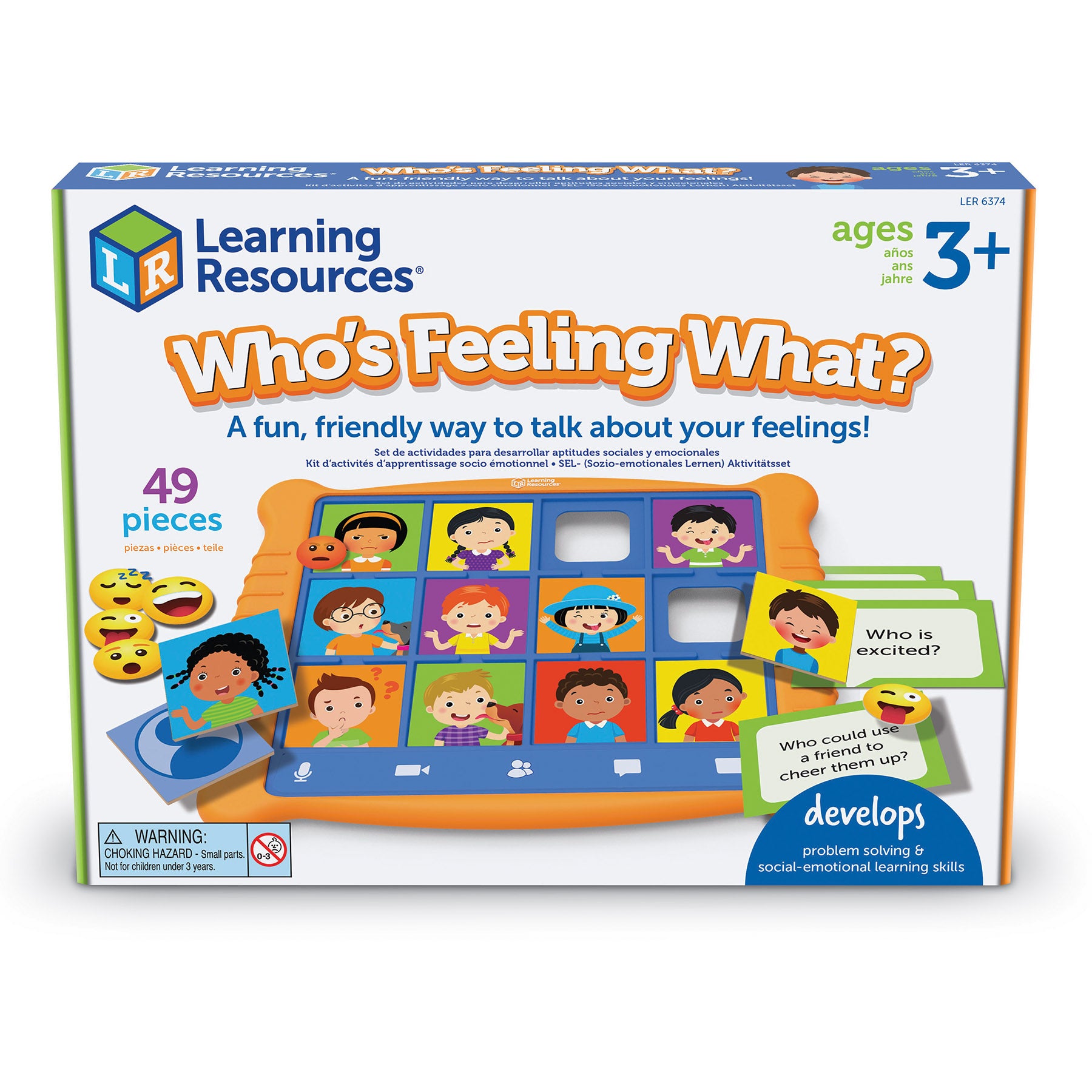 Learning Resources Who's Feeling What? - Social-Emotional Board Game