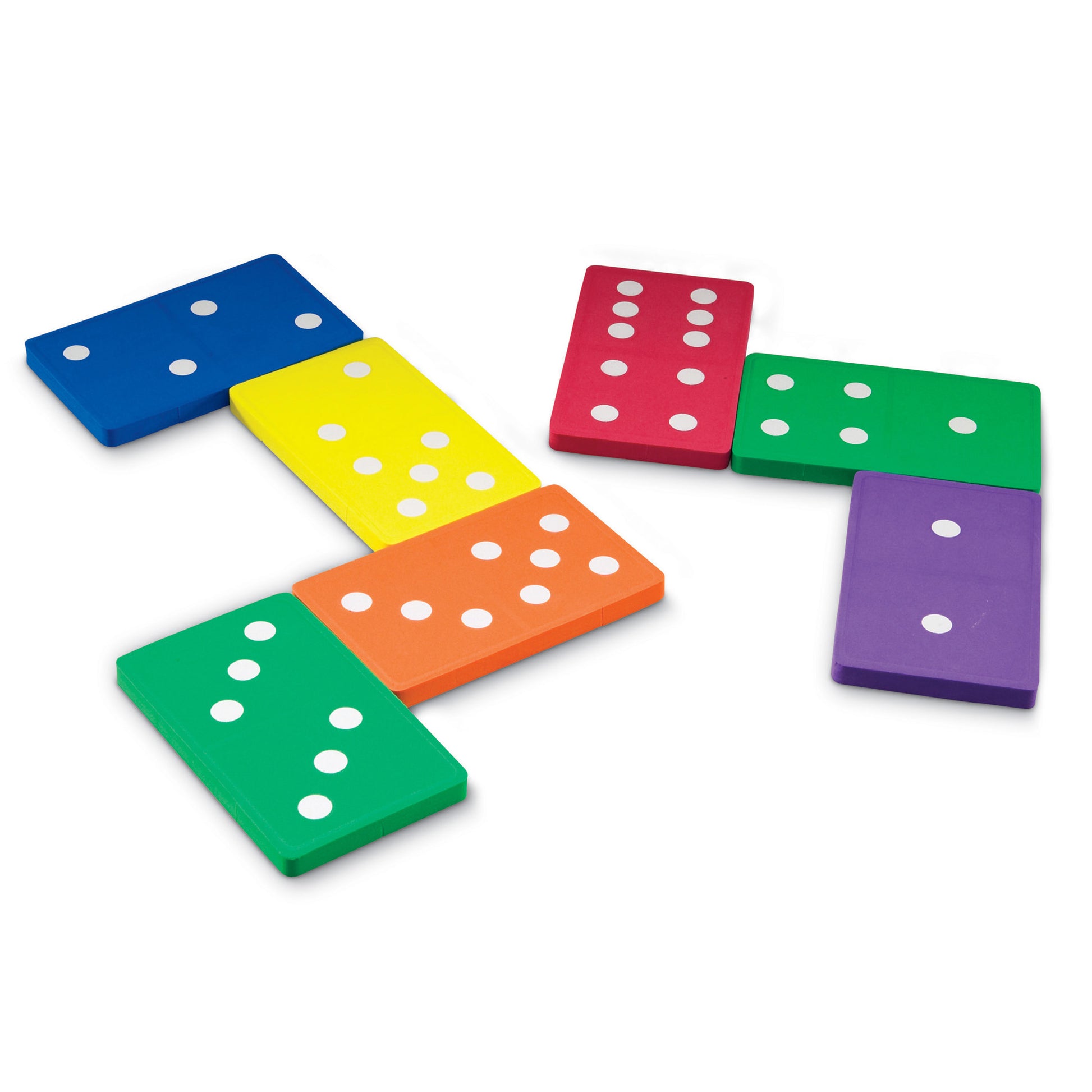 Learning Resources Jumbo Foam Dominoes - Multicolor Set of 28