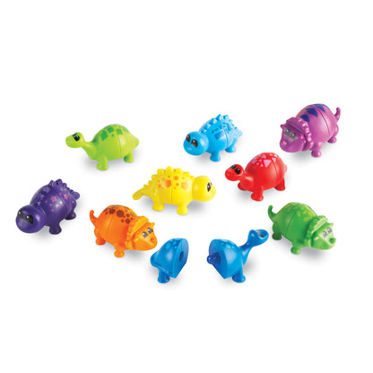 Learning Resources Snap-n-Learn Dinos - Colorful Interlocking Toys