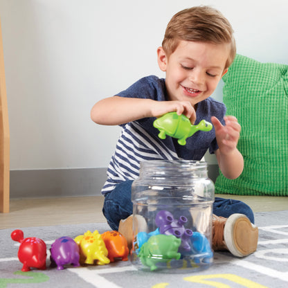 Learning Resources Snap-n-Learn Dinos - Colorful Interlocking Toys