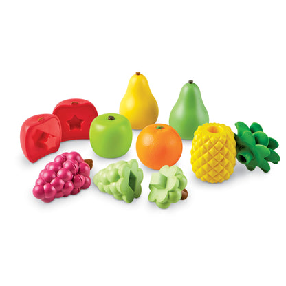 Learning Resources Snap-n-Learn Fruit - Shape & Color Matching Playset