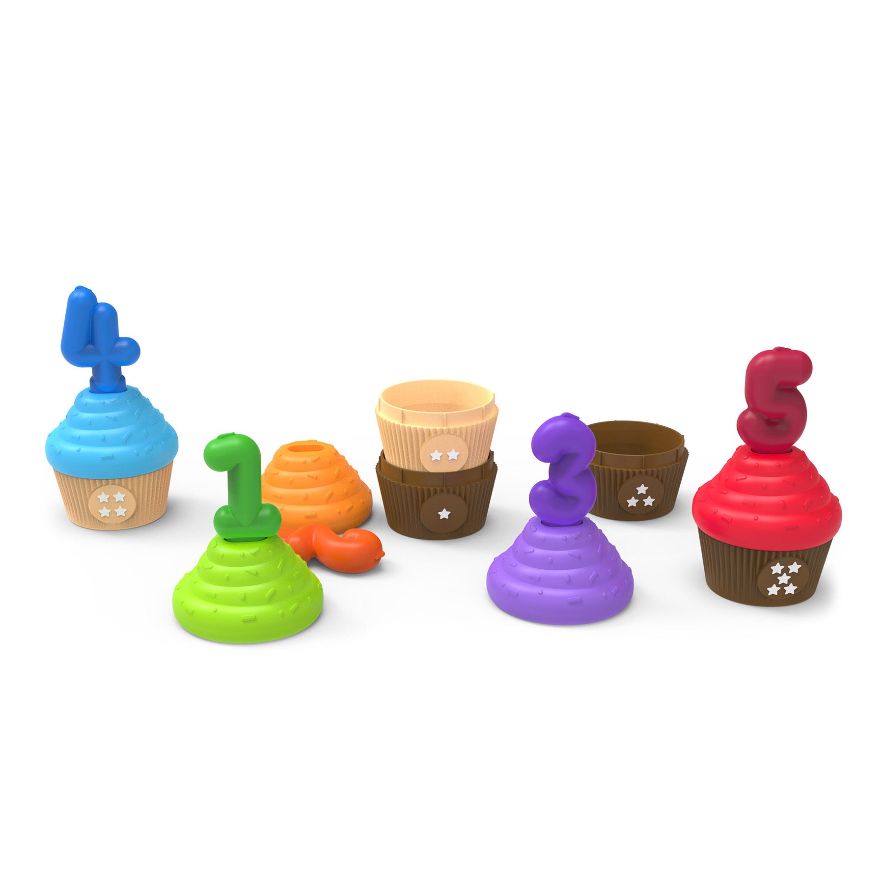 Learning Resources Snap-n-Learn Counting Cupcakes - Color & Number Fun