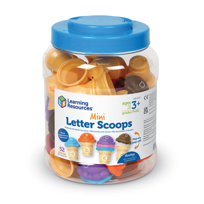 Learning Resources Mini Letter Scoops - Alphabet Ice Cream Playset