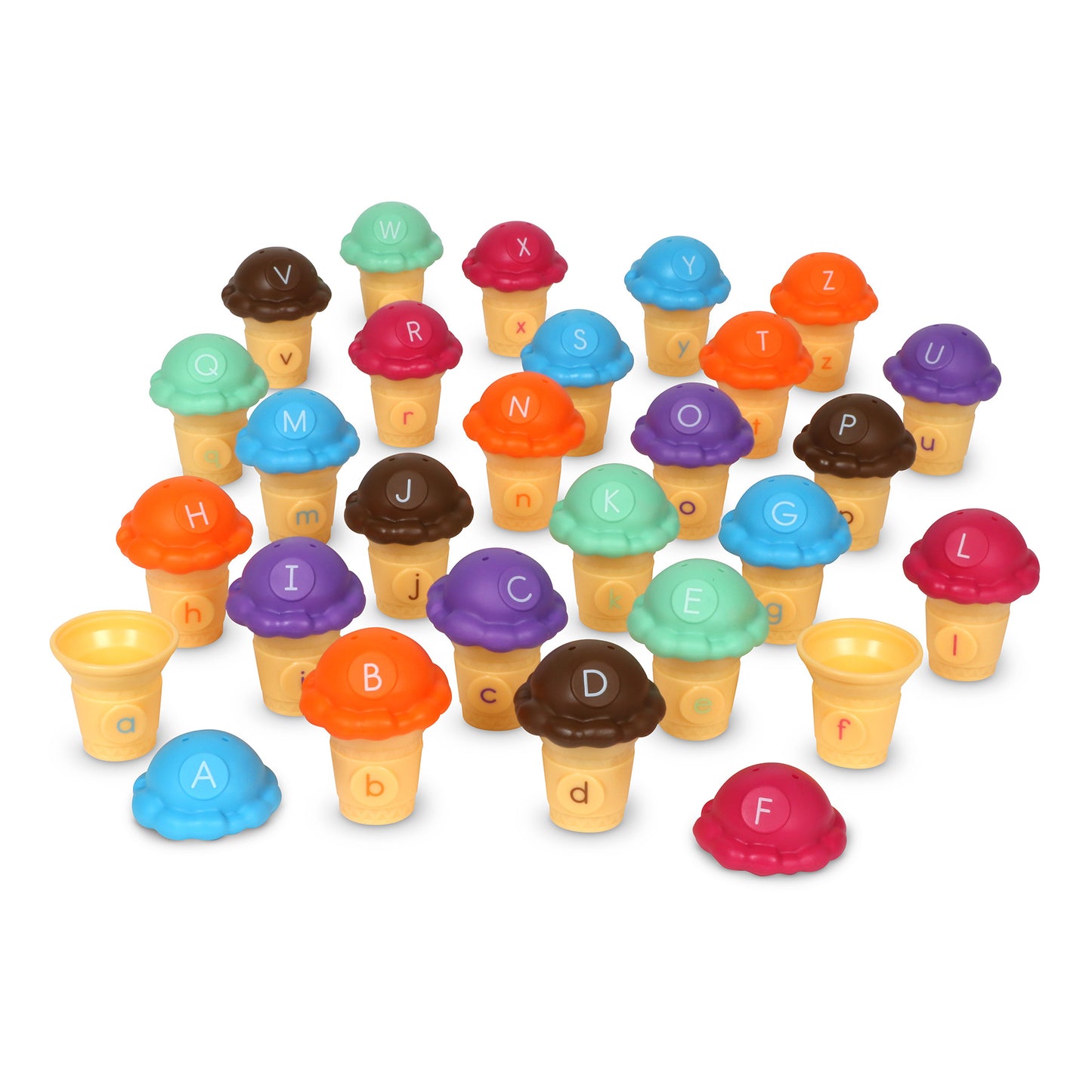 Learning Resources Mini Letter Scoops - Alphabet Ice Cream Playset