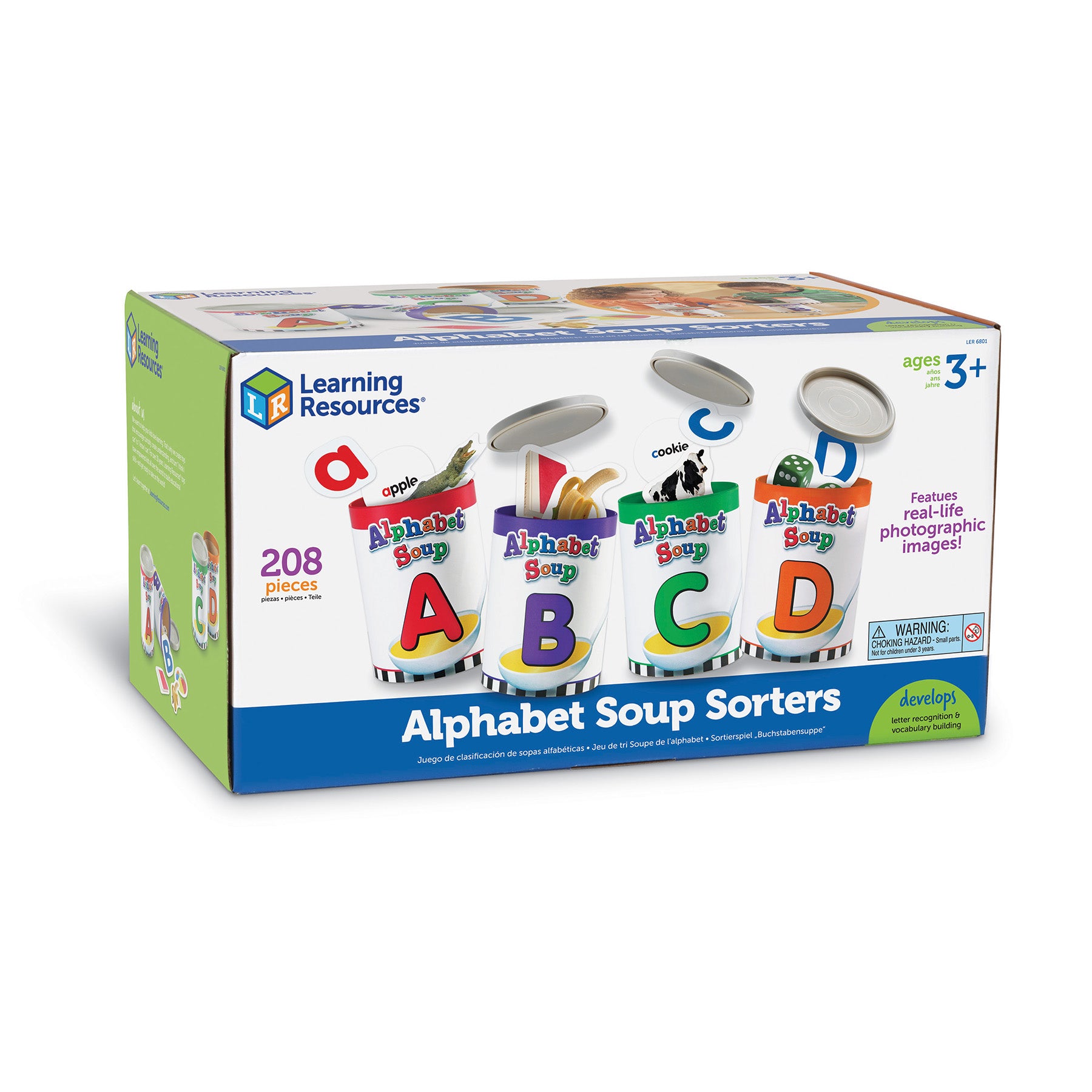 Learning Resources Alphabet Soup Sorters - Early Literacy Fun