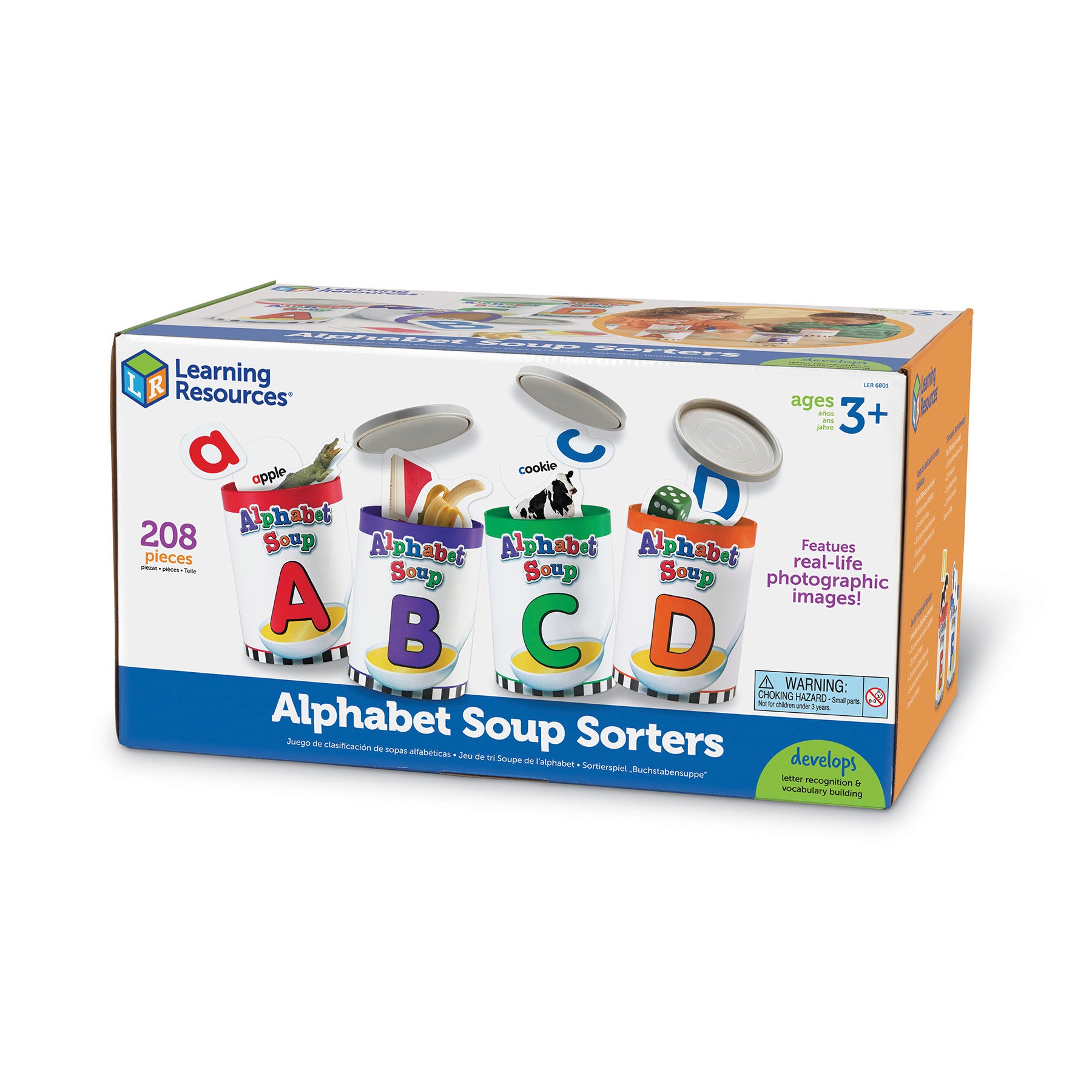 Learning Resources Alphabet Soup Sorters - Early Literacy Fun