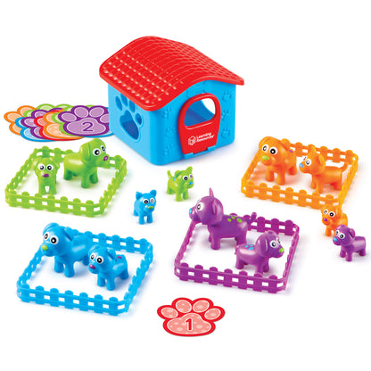 Learning Resources Sort Em' Up Pups - Sorting Activity Set