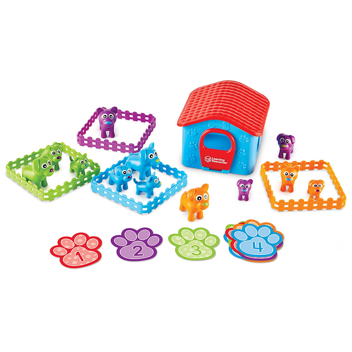 Learning Resources Sort Em' Up Pups - Sorting Activity Set