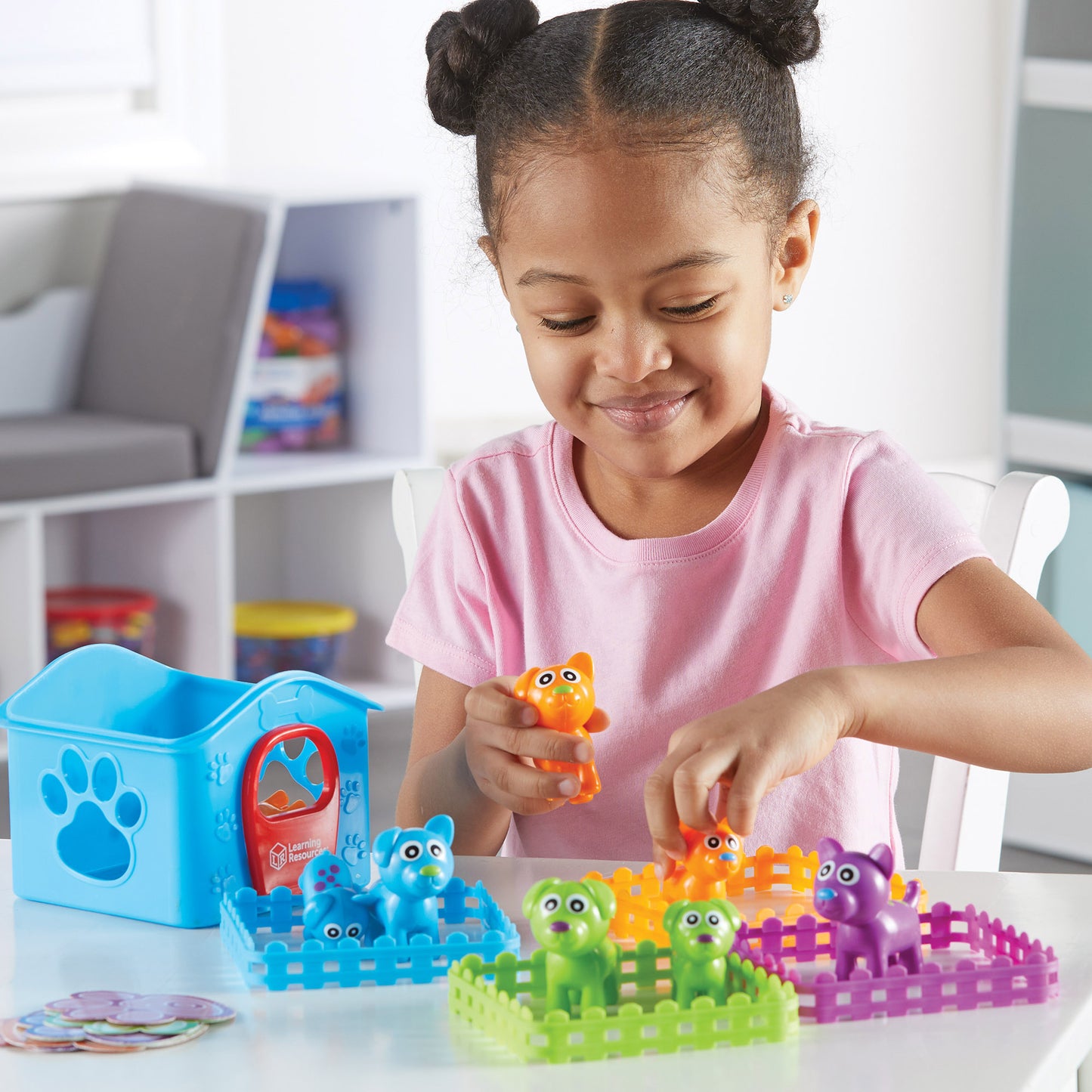 Learning Resources Sort Em' Up Pups - Sorting Activity Set