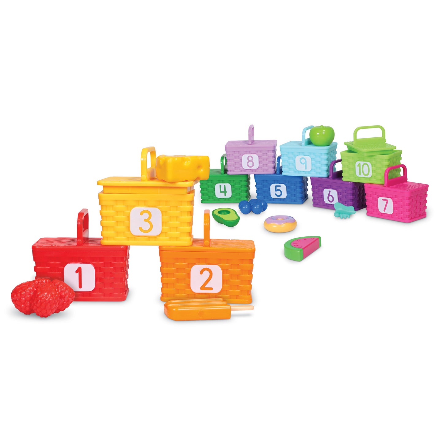 Learning Resources Sorting Picnic Baskets - Colorful Counting Fun