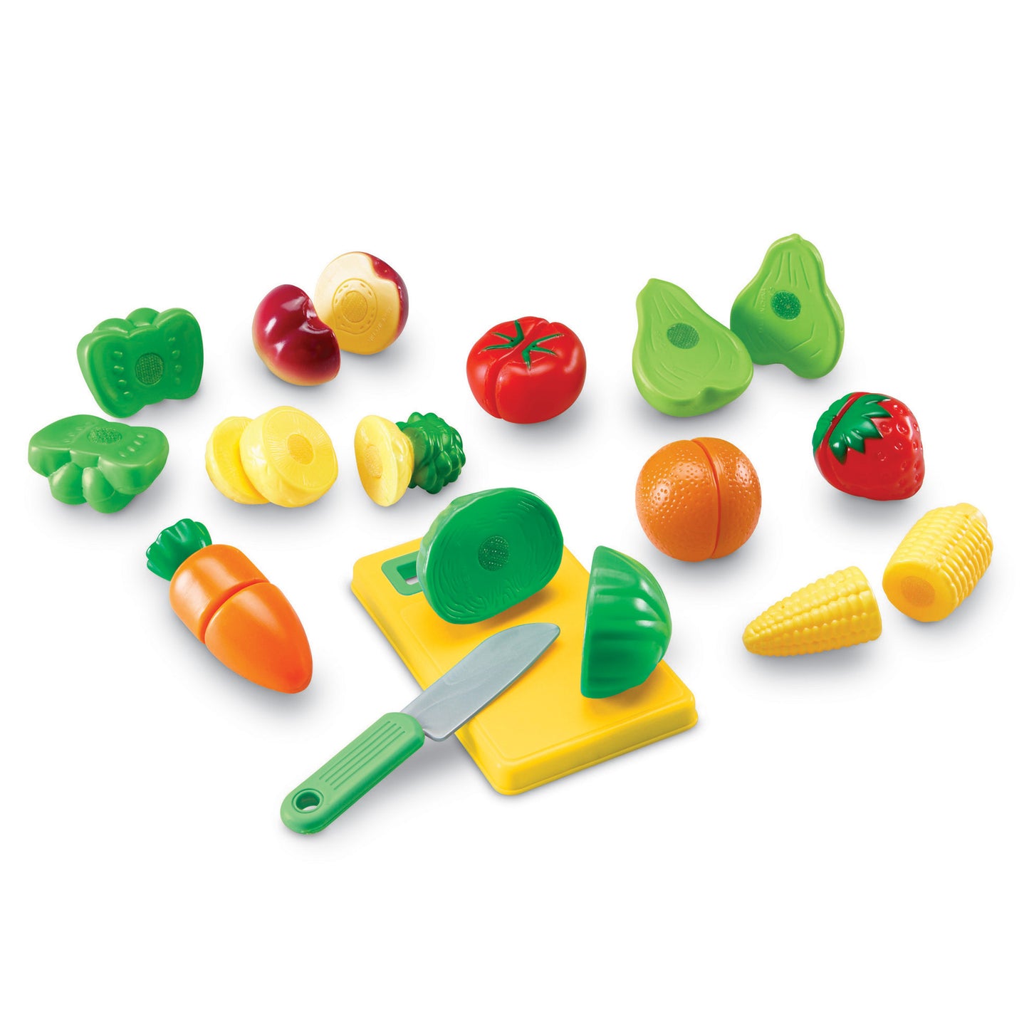 Learning Resources Pretend & Play Sliceable Fruits & Veggies Set