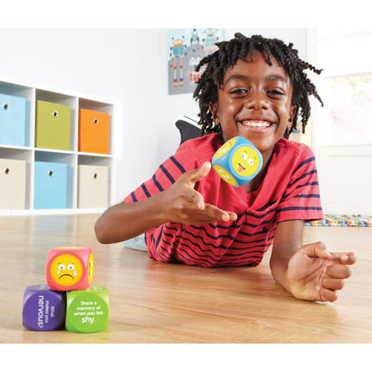 Learning Resources Soft Foam Emotion Icon Cubes