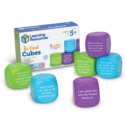 Learning Resources Be Kind Cubes - SEL Conversation Starters