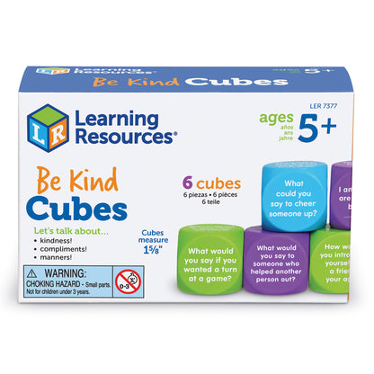 Learning Resources Be Kind Cubes - SEL Conversation Starters