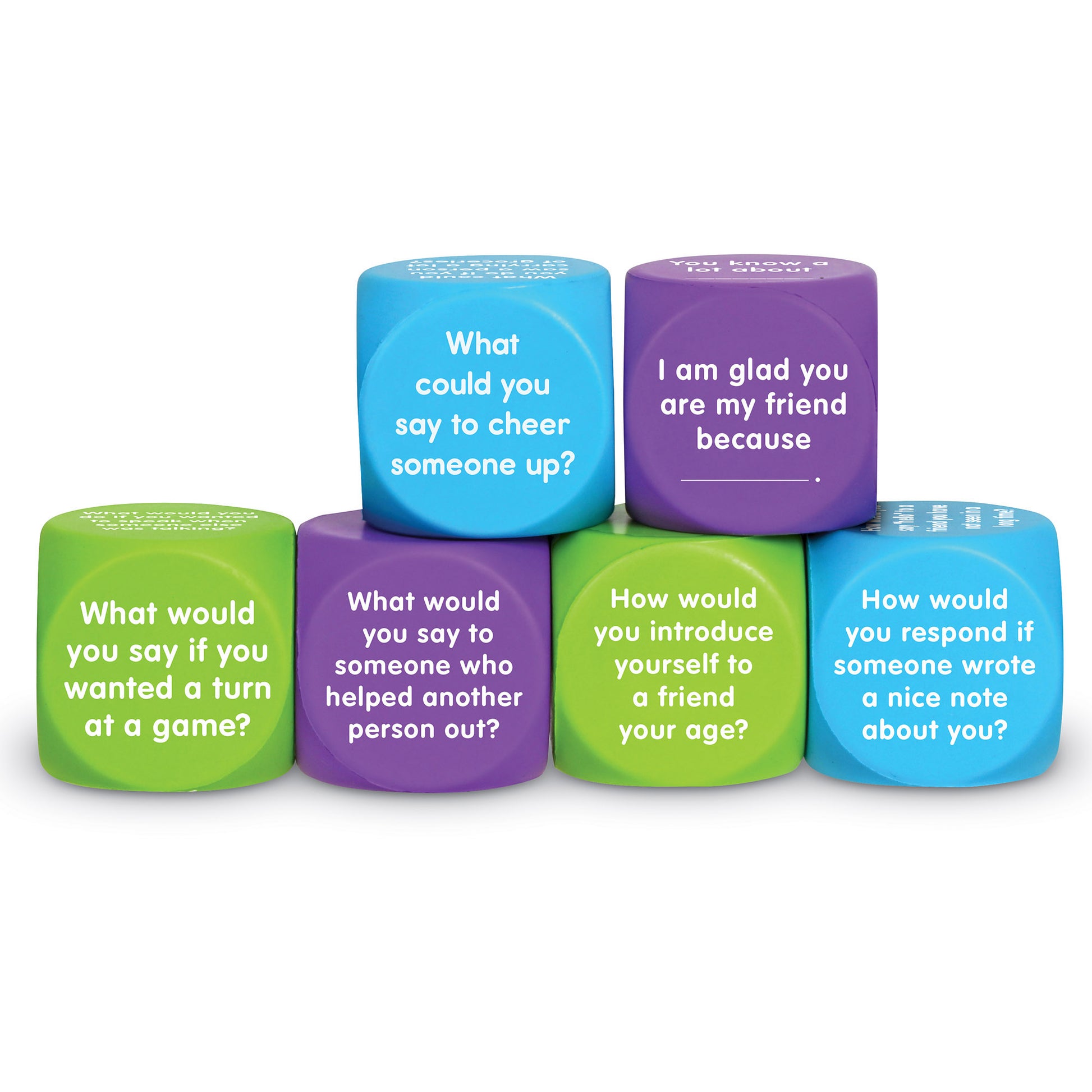 Learning Resources Be Kind Cubes - SEL Conversation Starters