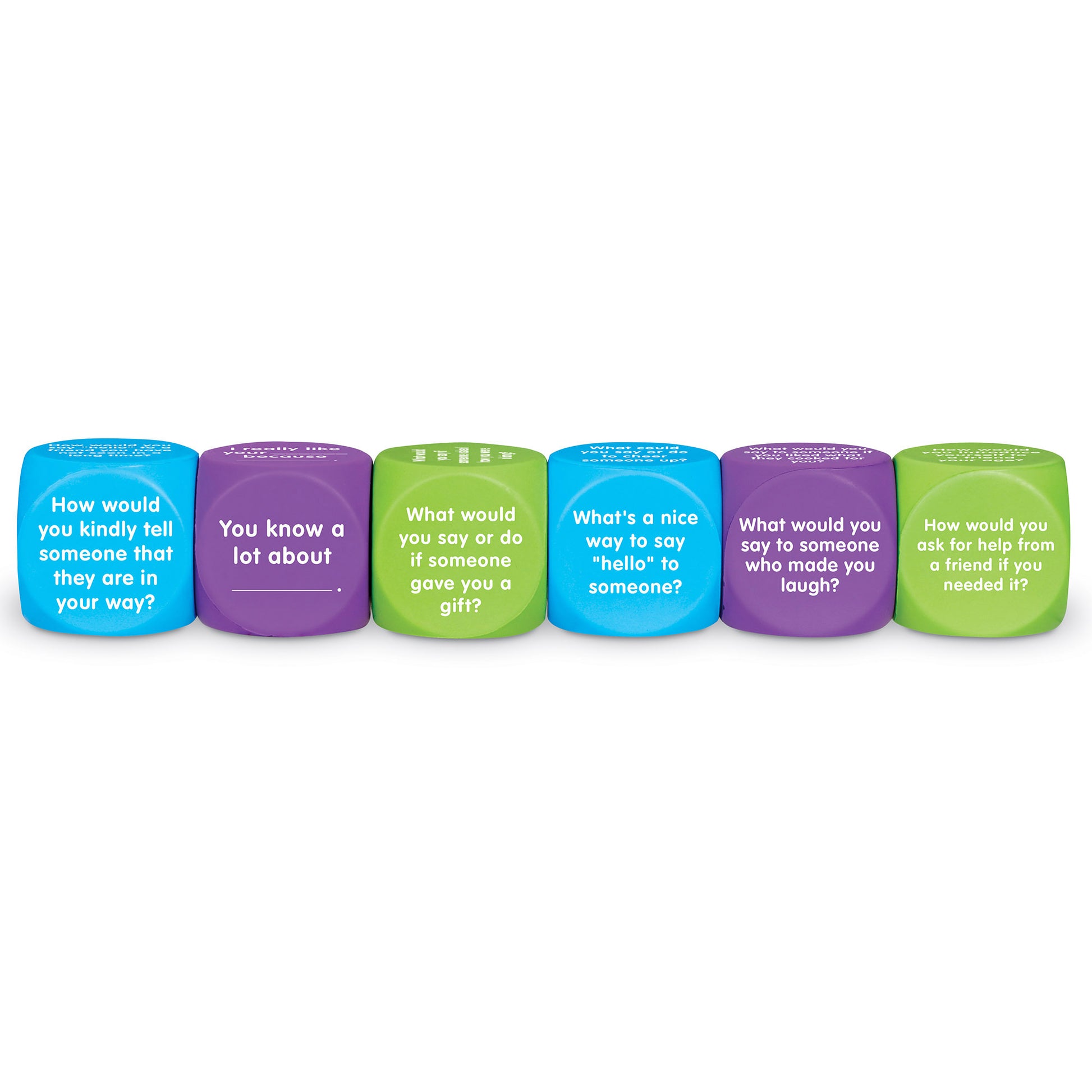 Learning Resources Be Kind Cubes - SEL Conversation Starters