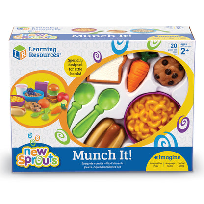 Learning Resources 20-Piece New Sprouts Munch It! Food Set