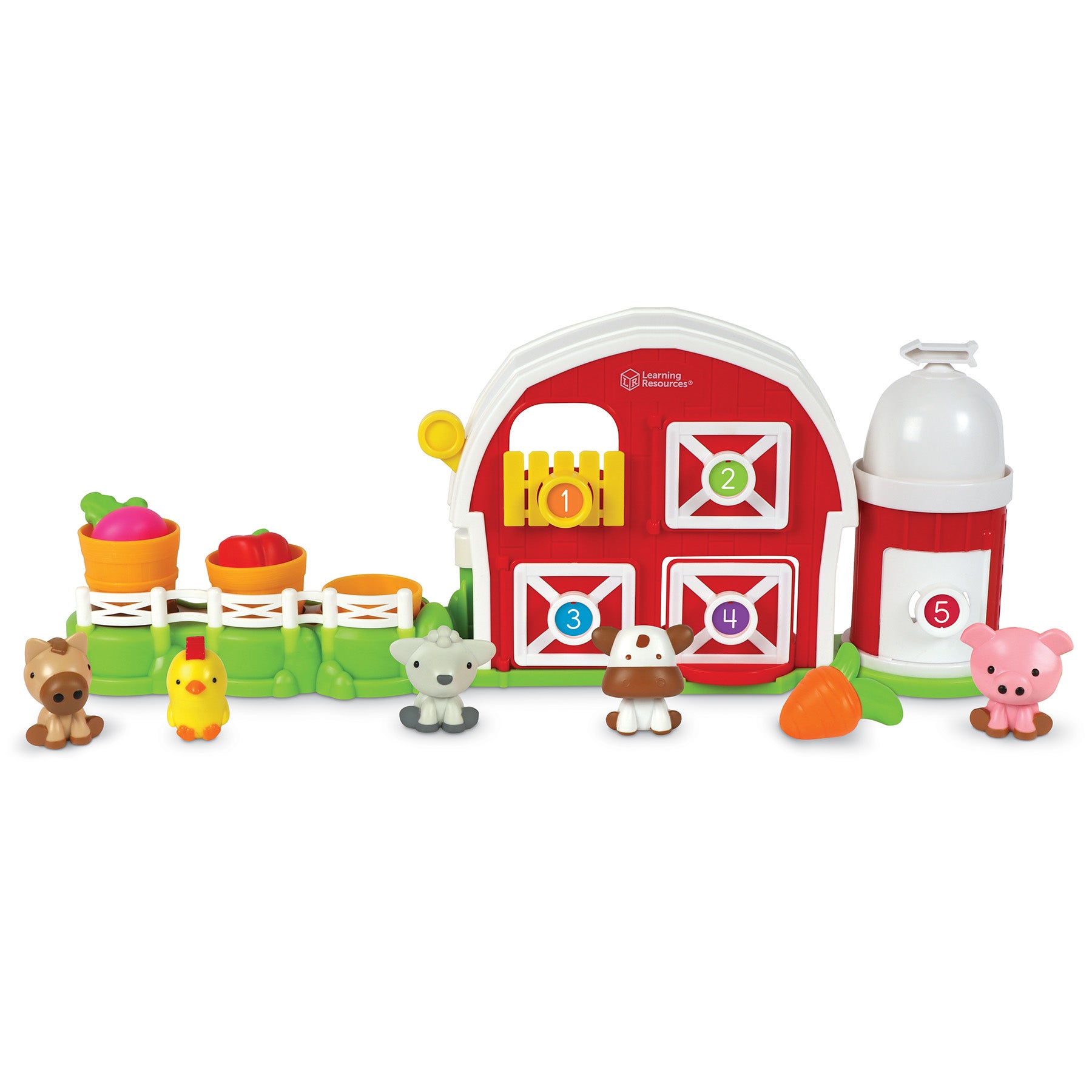 Learning Resources Peekaboo Learning Barn Play Set