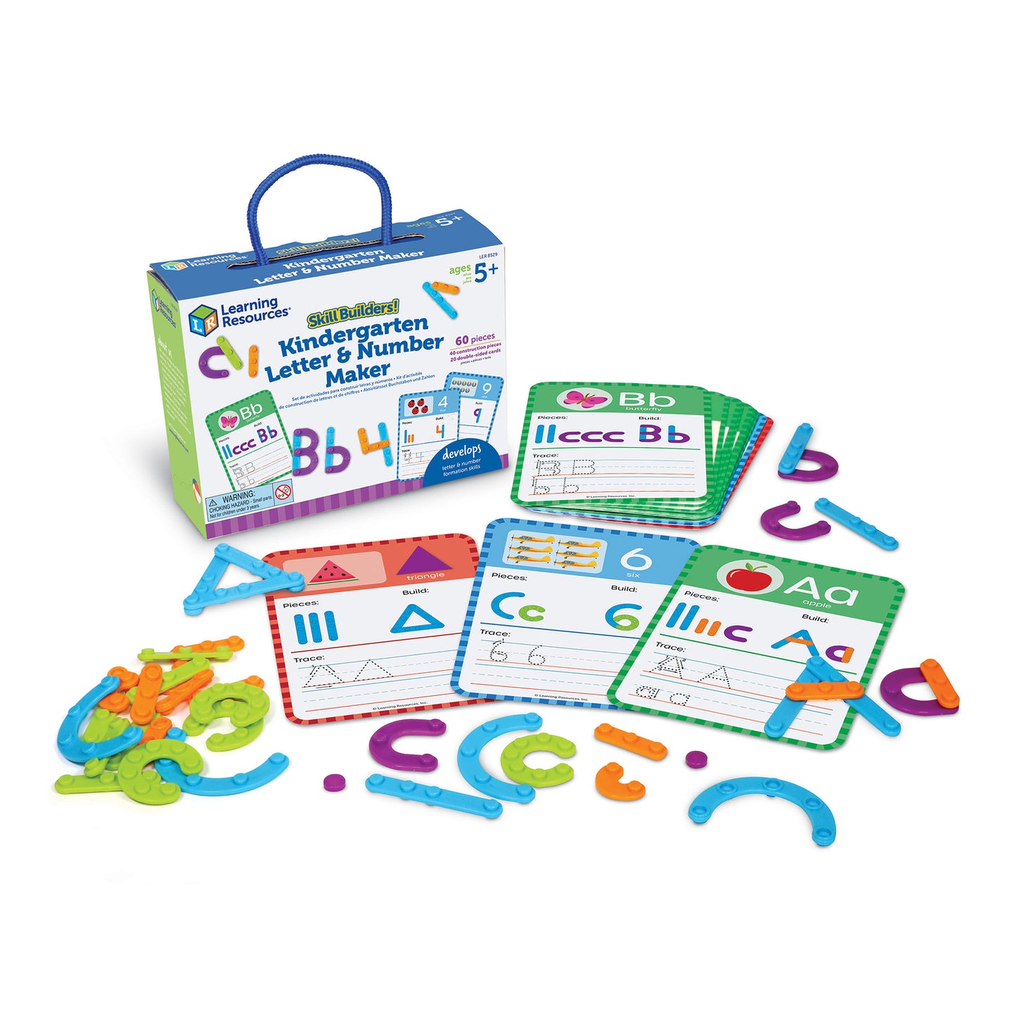 Learning Resources Skill Builders! - Letter & Number Formation Set