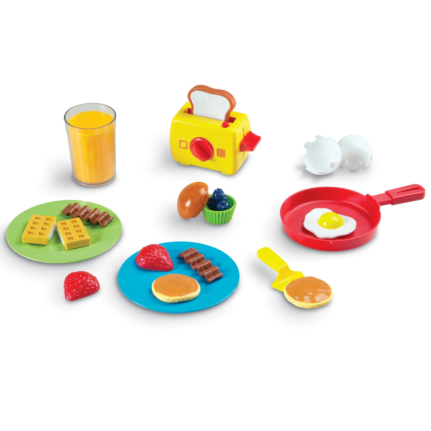 Learning Resources 21-Piece Pretend & Play Rise & Shine Breakfast Set