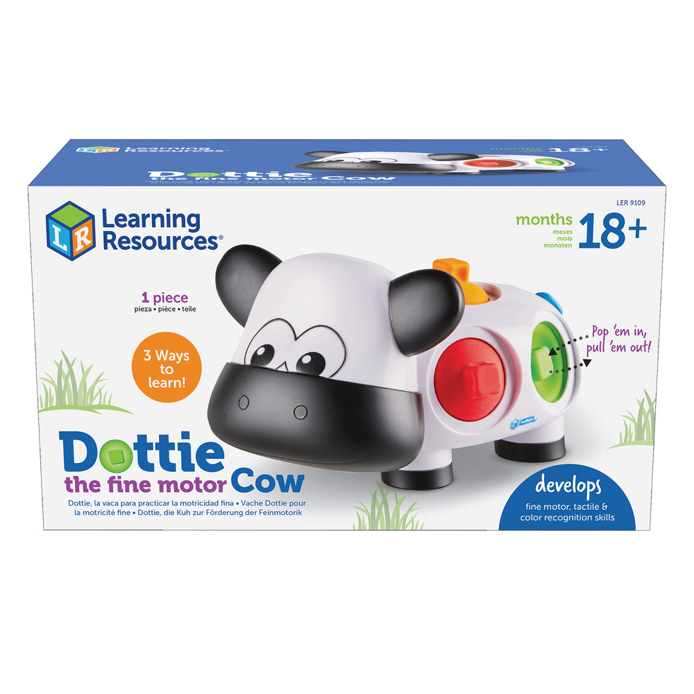 Learning Resources Dottie The Fine Motor Cow - Interactive Preschool Toy