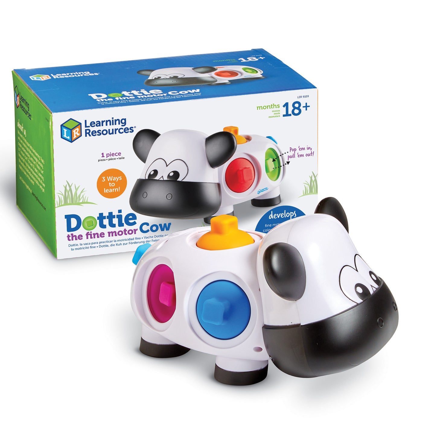 Learning Resources Dottie The Fine Motor Cow - Interactive Preschool Toy