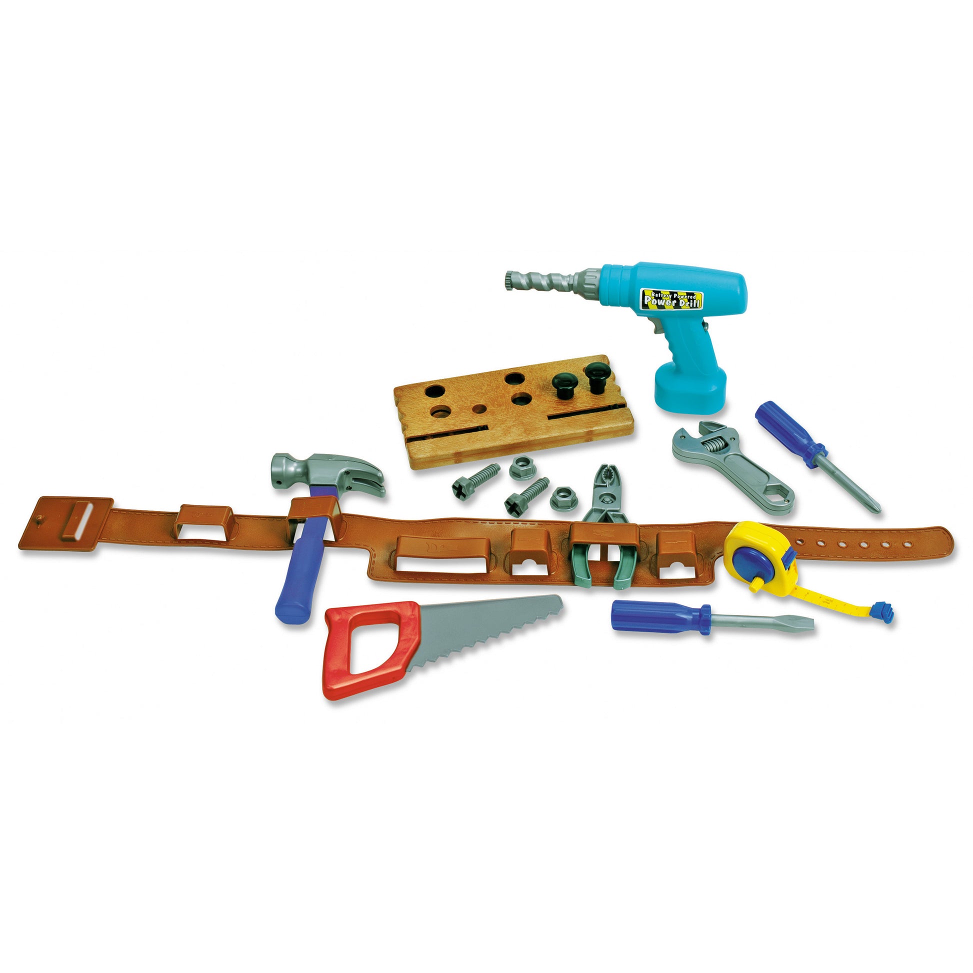 Learning Resources 20-Piece Pretend & Play Work Belt Tool Set