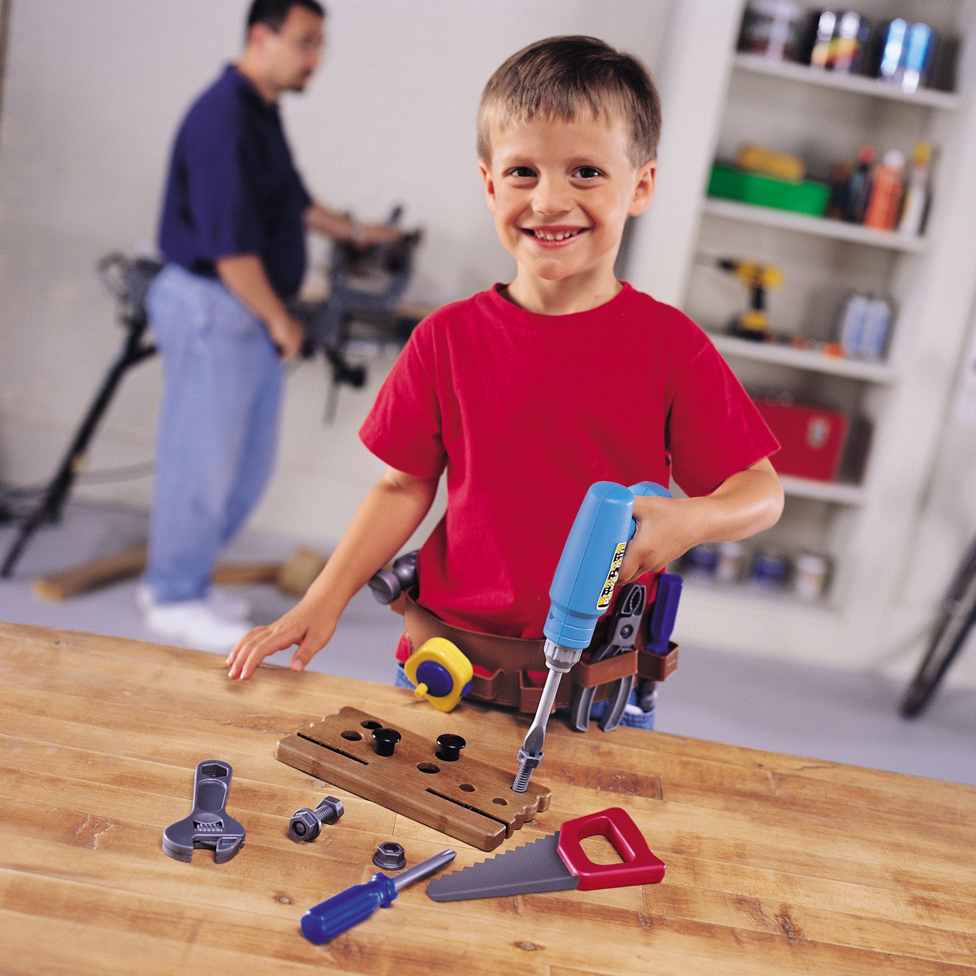 Learning Resources 20-Piece Pretend & Play Work Belt Tool Set