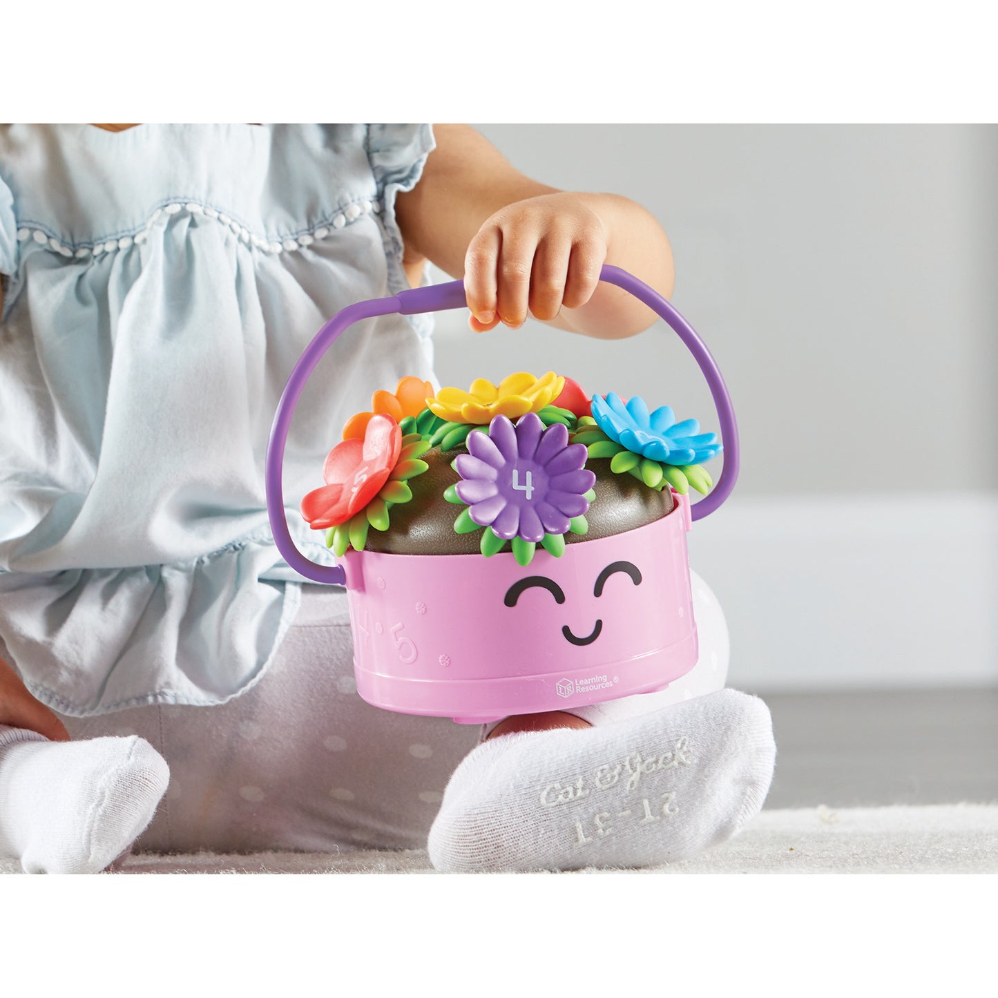 Learning Resources Poppy the Count & Stack Flower Pot - Interactive Educational Toy