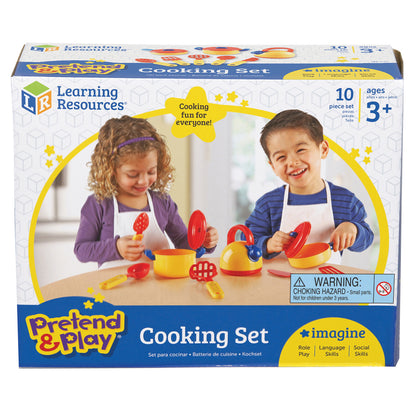 Learning Resources 10-Piece Pretend & Play Cooking Set