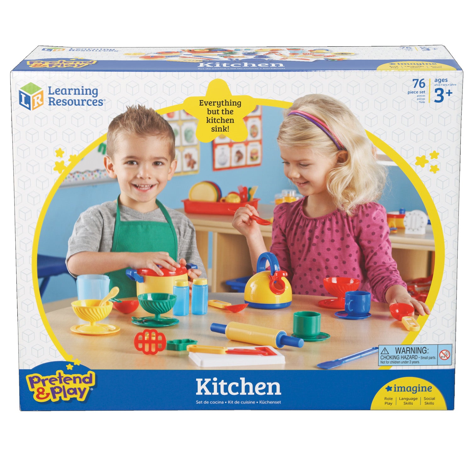 Learning Resources Pretend & Play Deluxe Kitchen Set