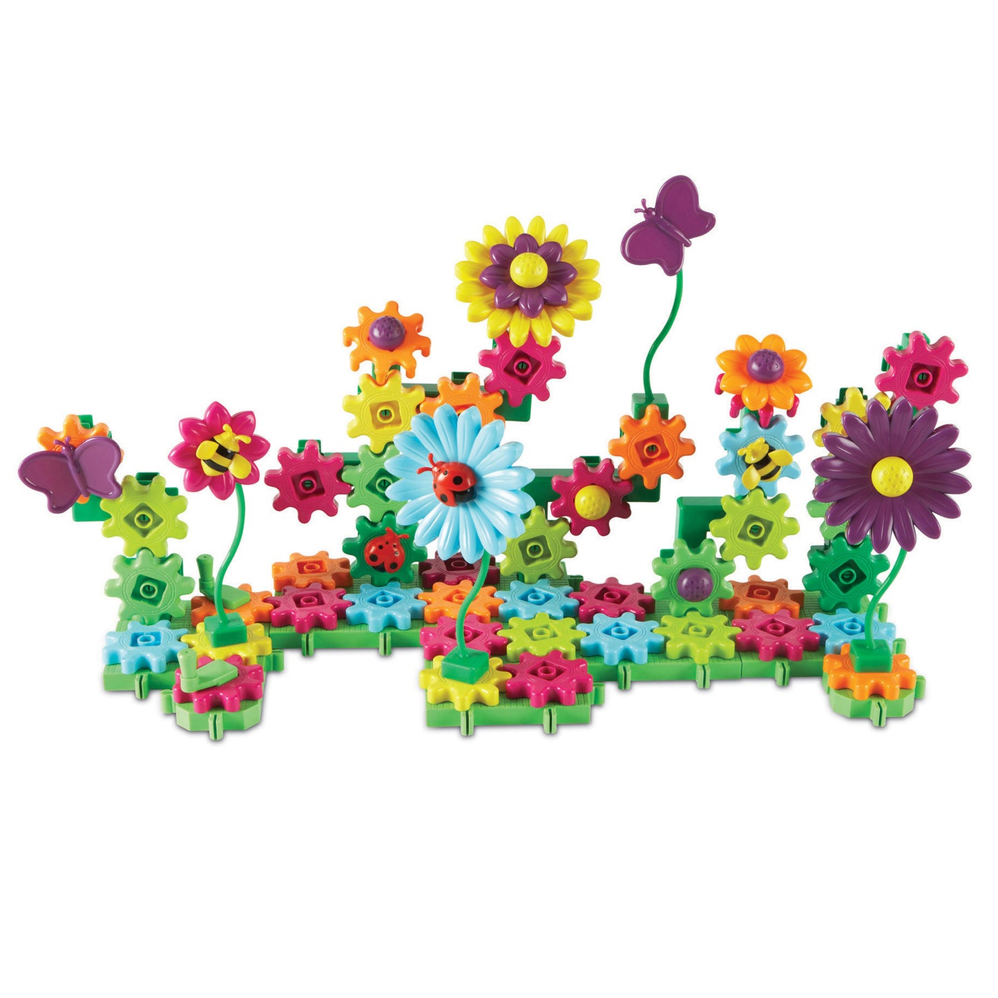 Learning Resources Gears! Gears! Gears! Build & Bloom - Interactive Building Set