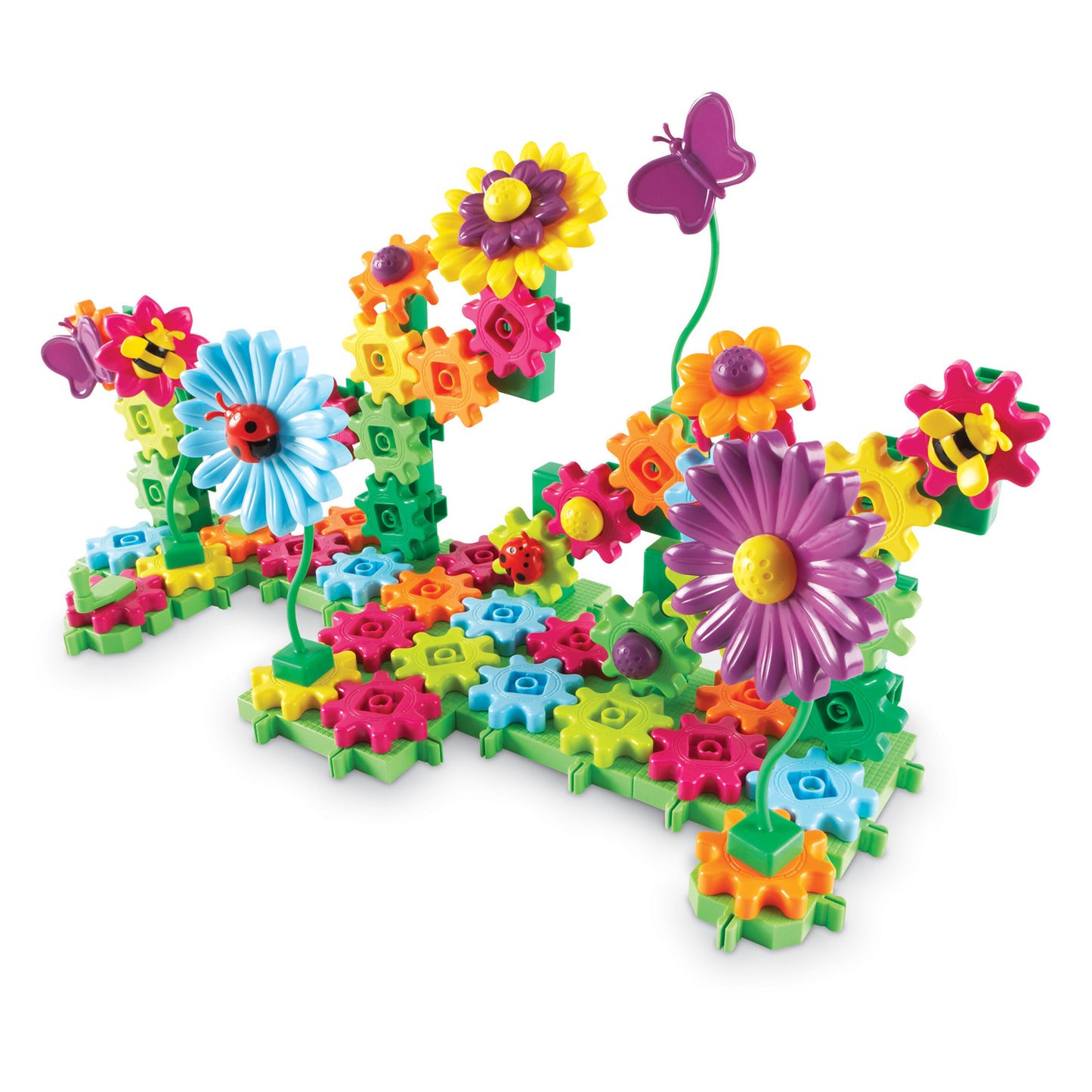 Learning Resources Gears! Gears! Gears! Build & Bloom - Interactive Building Set