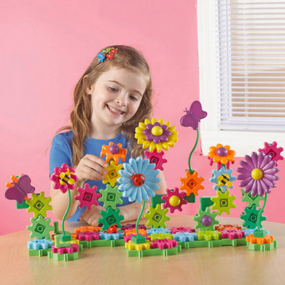 Learning Resources Gears! Gears! Gears! Build & Bloom - Interactive Building Set