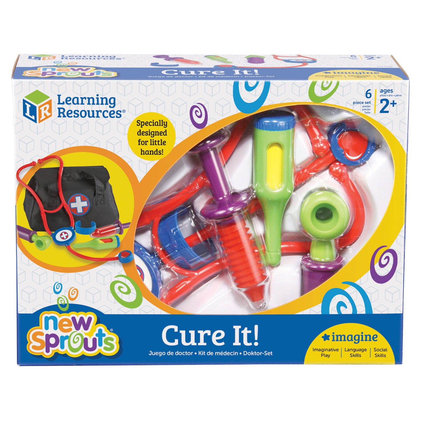 Learning Resources New Sprouts Cure It! - Doctor Play Set