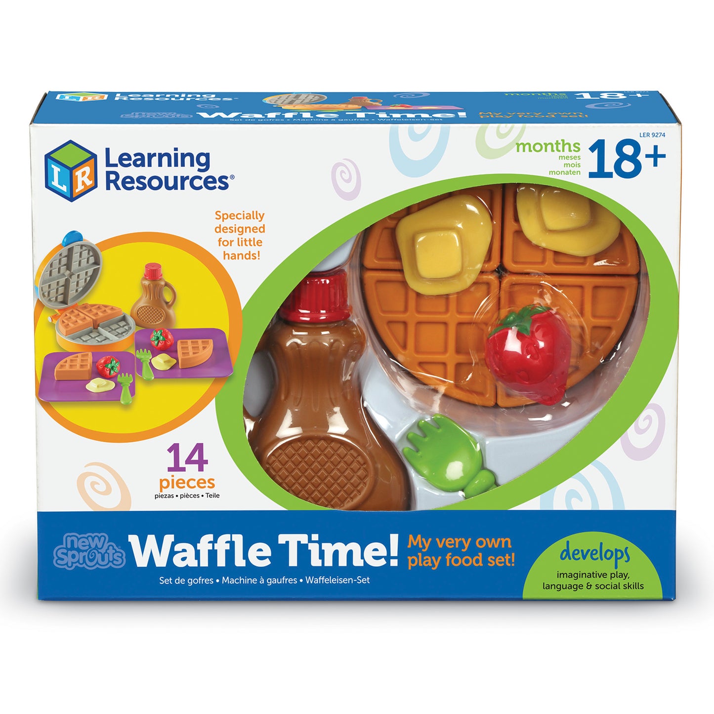 Learning Resources 14-Piece Waffle Time Playset