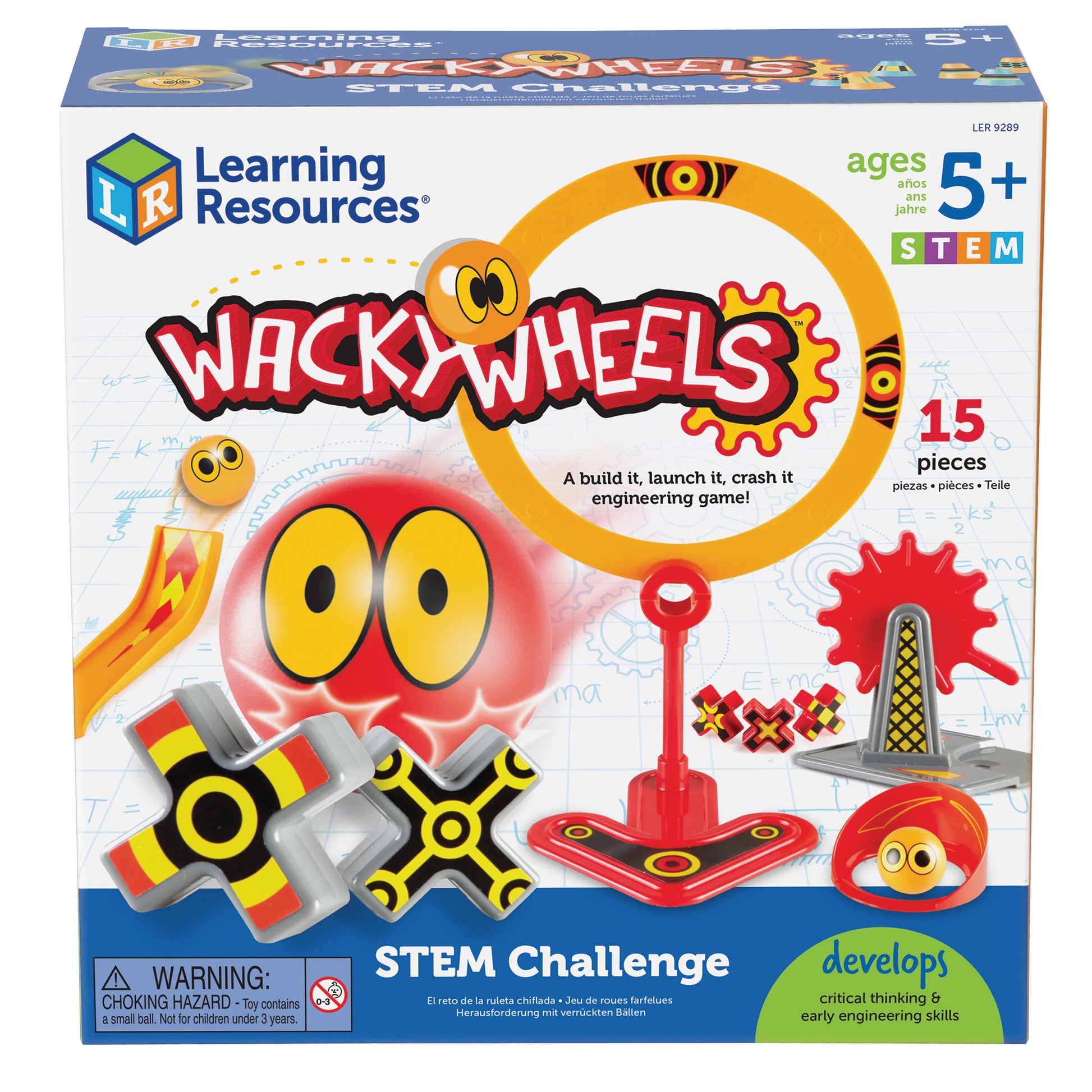 Learning Resources Wacky Wheels STEM Challenge - Physics & Engineering Toy