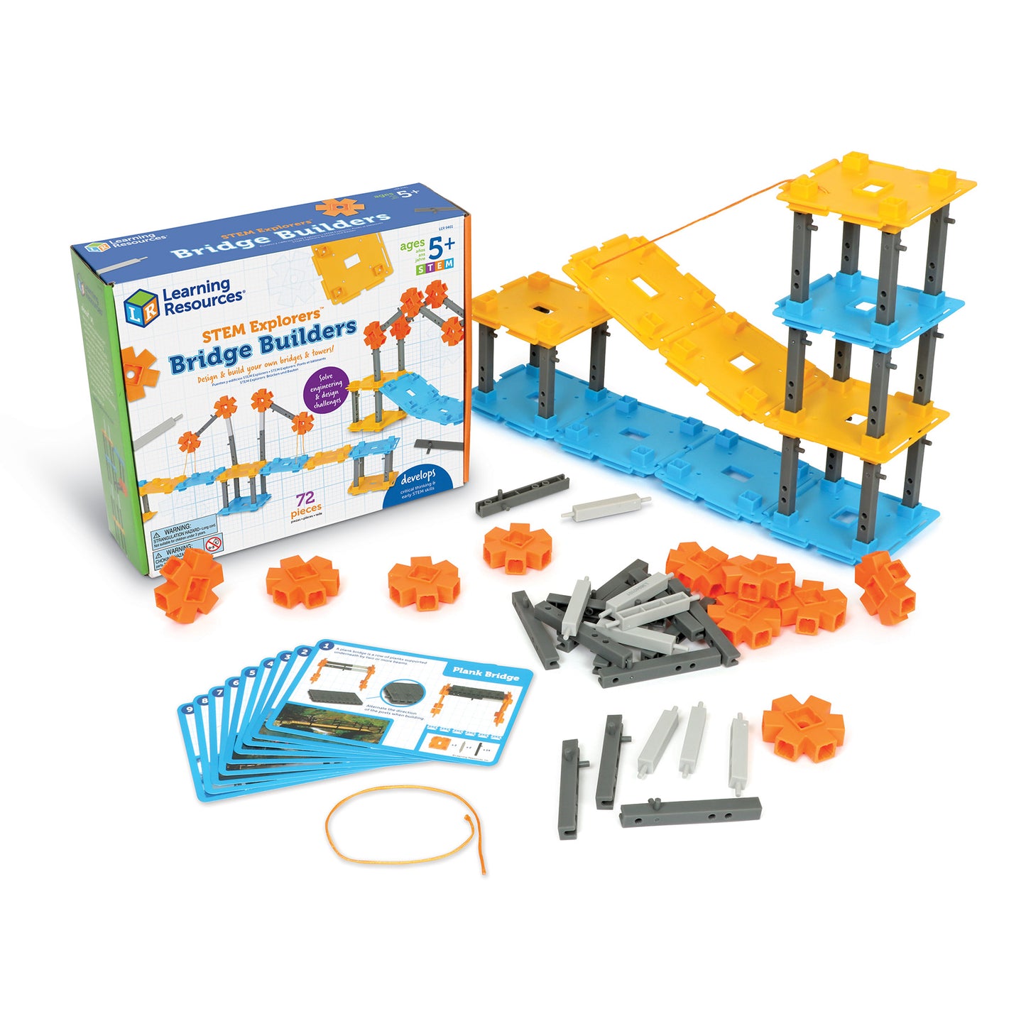 Learning Resources STEM Explothers Bridge Builders - Engineering Playset