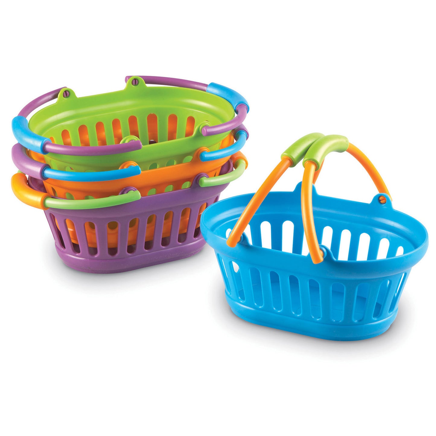 Learning Resources New Sprouts Colorful Basket Set, 4-Pack