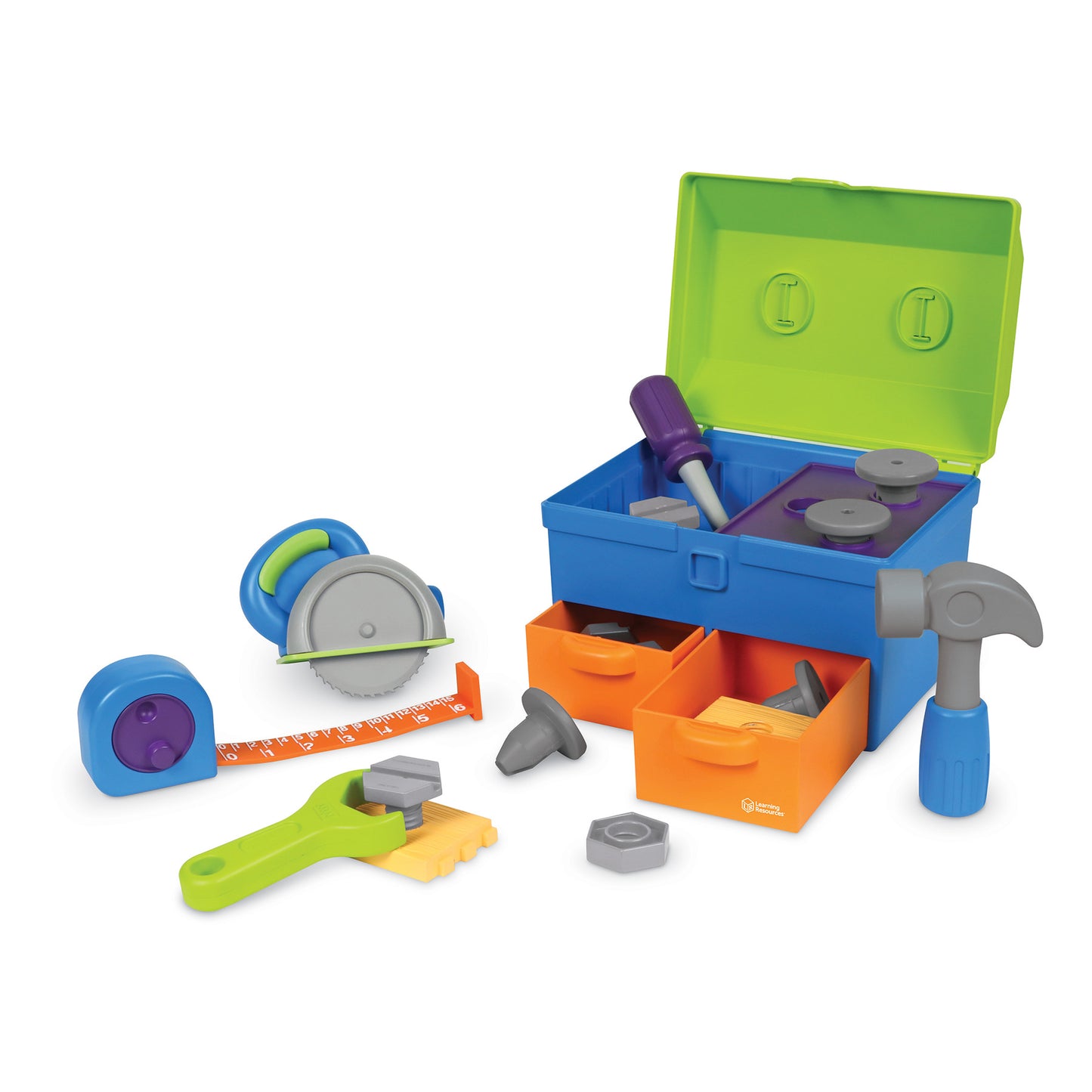 Learning Resources New Sprouts Deluxe Tool Set - Toddler Pretend Play