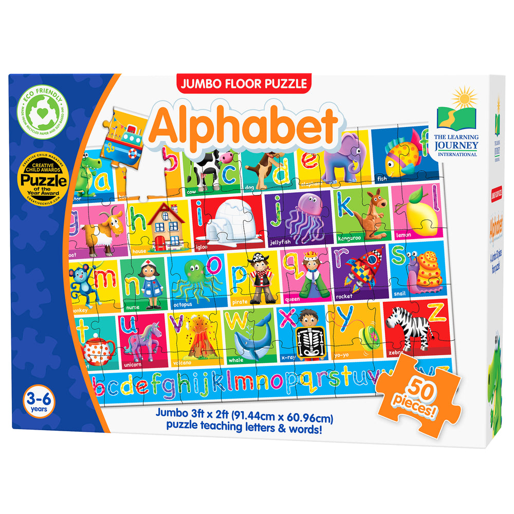 The Learning Journey Jumbo Floor Puzzles - Alphabet - Colorful Educational Toy