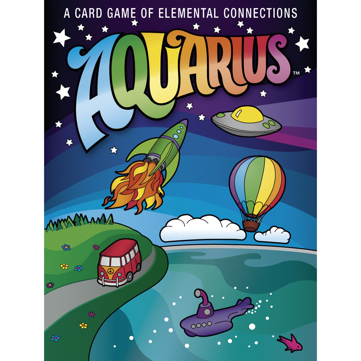 Looney Labs Aquarius Version 3.0 Element Matching Card Game