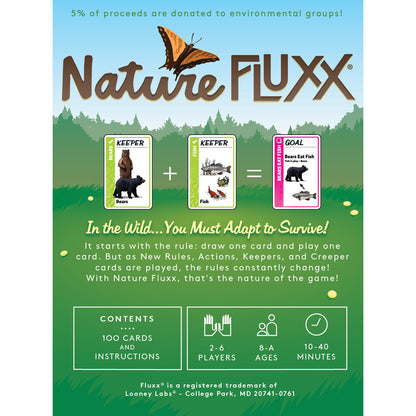 Looney Labs Nature Fluxfire Ecology Card Game