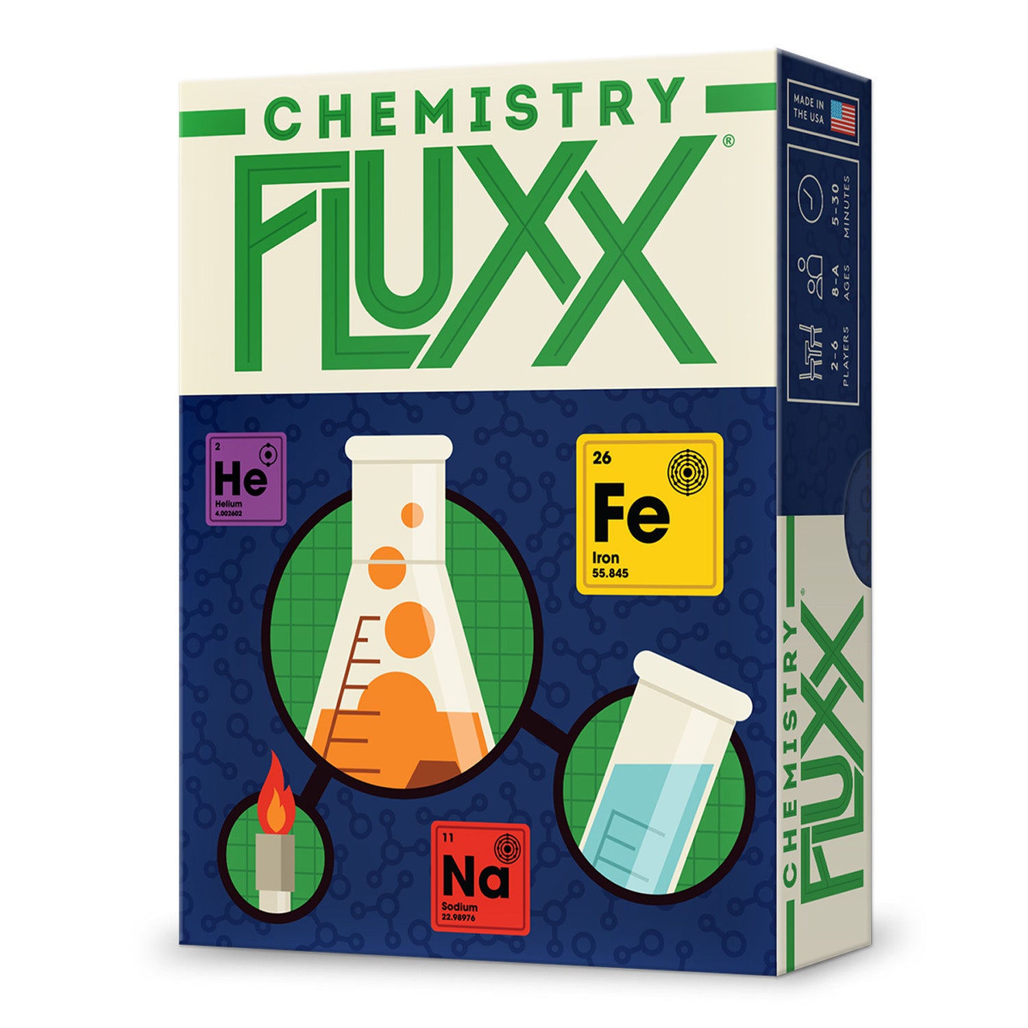 Looney Labs Chemistry Fluxx Card Game - Ever-Changing Elemental Fun!