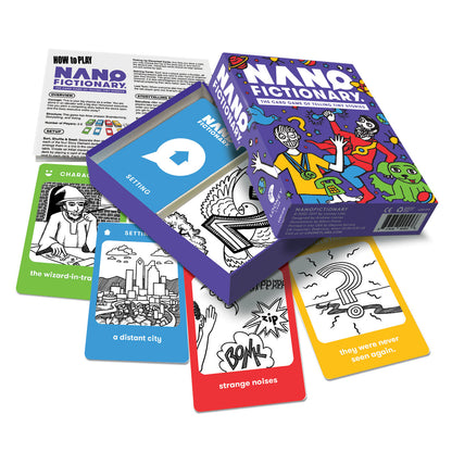 Looney Labs Nanofictionary Card Spark a Tale Card Game