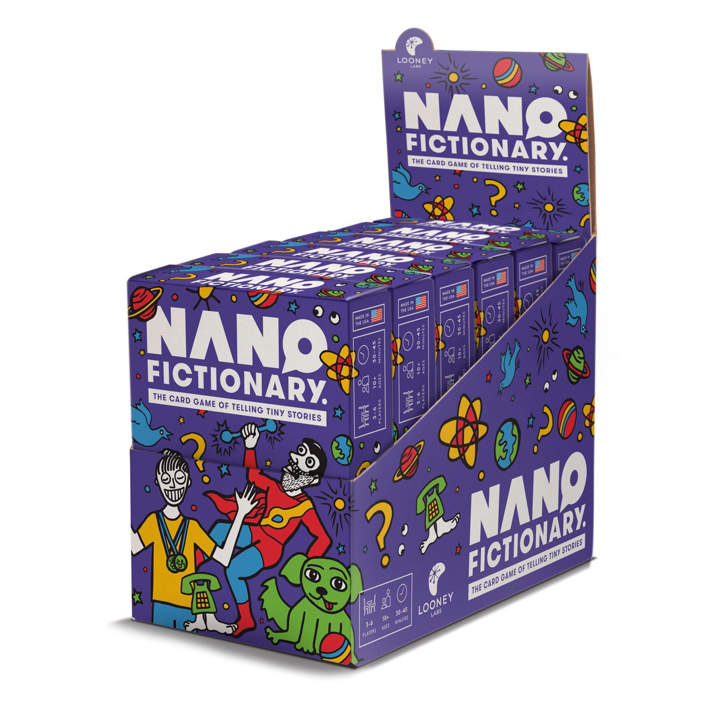 Looney Labs Nanofictionary Card Spark a Tale Card Game