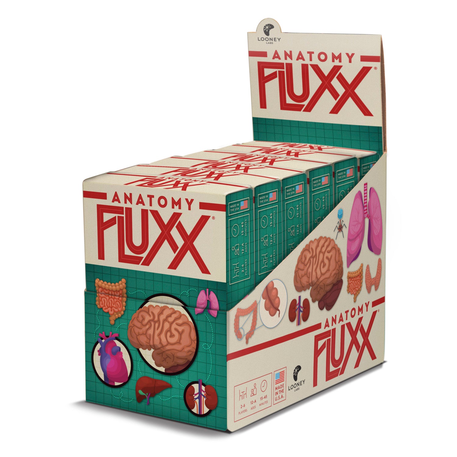 Looney Labs Anatomy Fluxx Educational Card Game